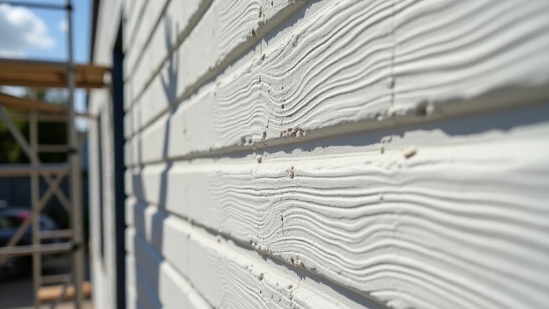 Scratch coat rendering application on a Victorian home in Heanor by HouseRenderPro - 15+ years of heritage preservation expertise